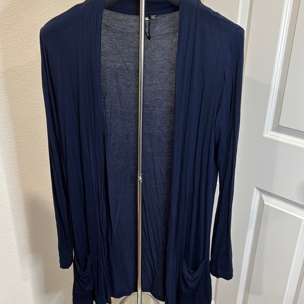 Navy Blue Women's Light Cardigan